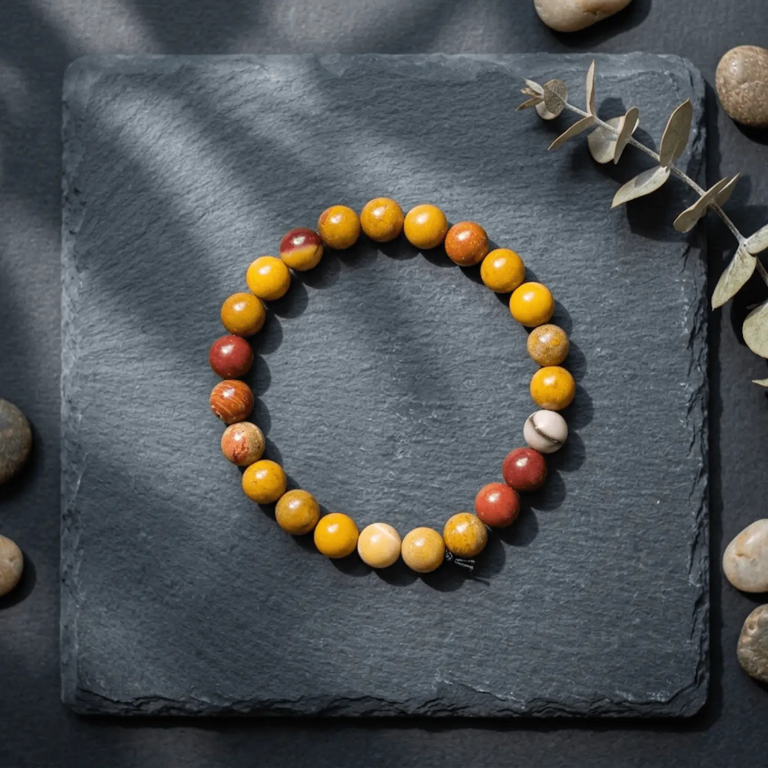 Mookaite Jasper Crystal Bracelet for Vitality & Adventure - Image 4